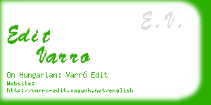 edit varro business card
